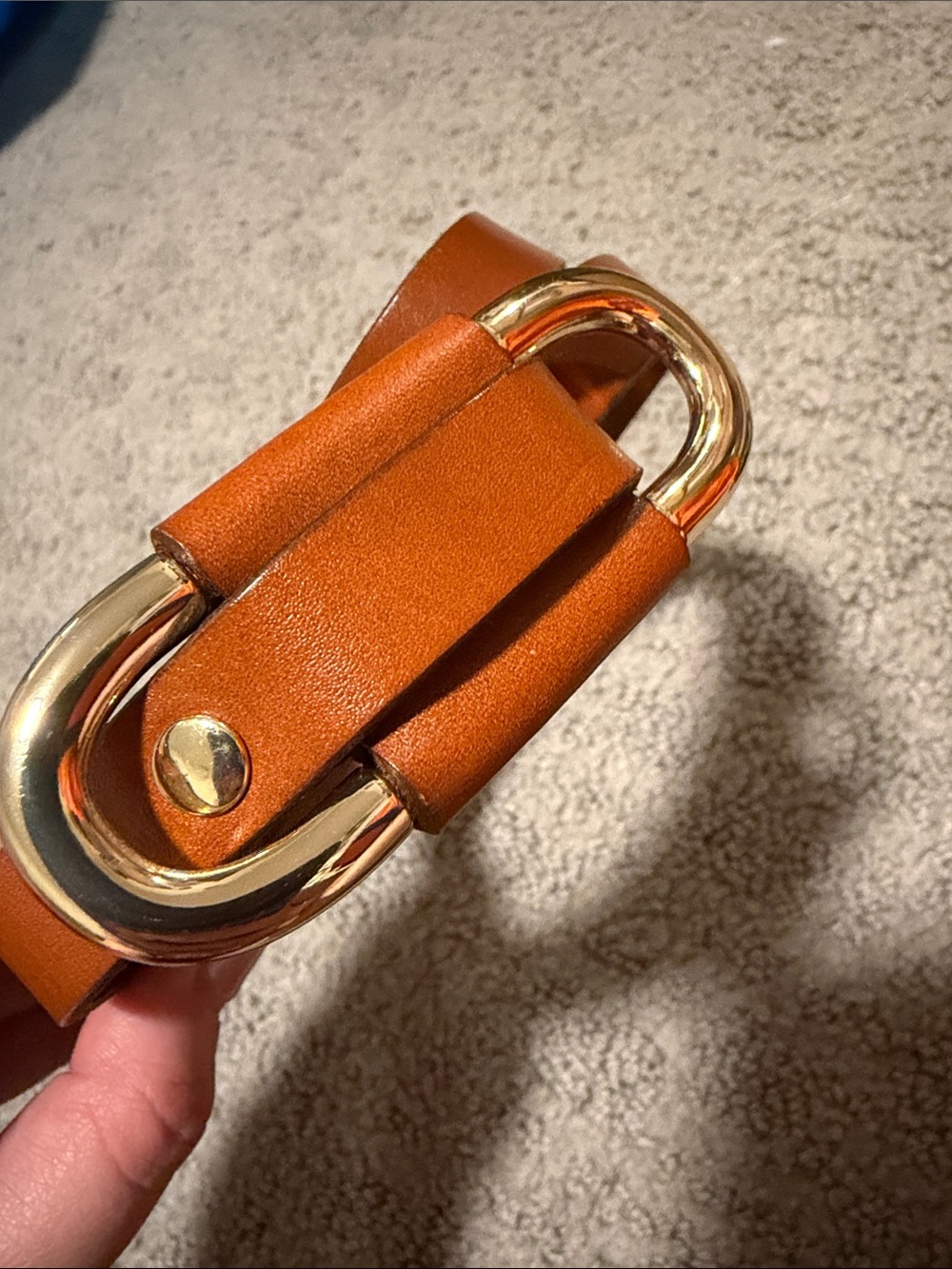Anthropologie the Blake skinny belt XS in cedar - Picture 6 of 7